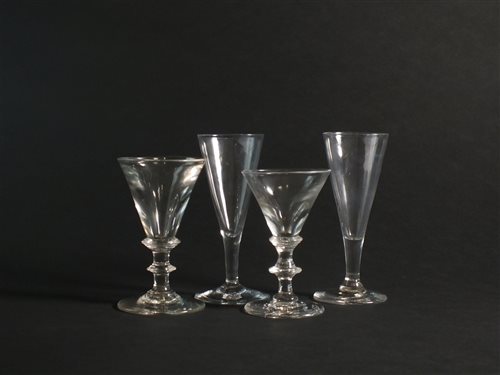 Lot 20 - Four 18th century glasses