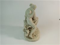 Lot 47 - A Copeland parian group of Paul and Virginia