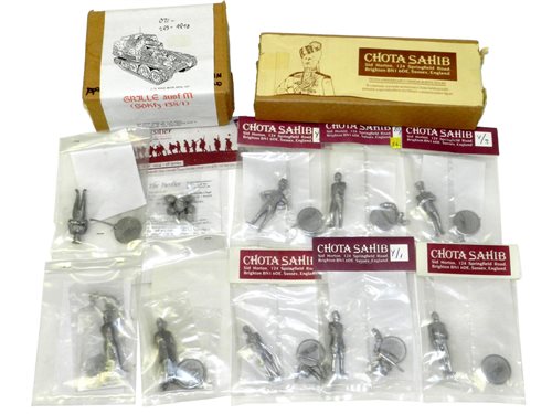 Lot 289 - White Metal Pre-WWI Figures and WWII SPG