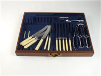 Lot 122 - A canteen of silver plated cutlery