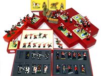 Lot 286 - Trophy Miniatures British Soldiers, Zulu Warriors, Napoleon and Wellington.