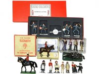 Lot 281 - Lead Figures: The Beatles, The Queen, Napoleon, Village Idiot etc