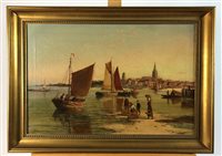 Lot 271 - W R Dommersen, River scene