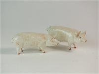 Lot 85 - A pair of Beswick pigs