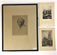 Lot 237 - Hubert Andrew Freeth, Collection of Etchings