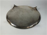Lot 48 - A cased Victorian silver tea & coffee service, salver and tray