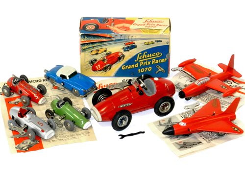 Lot 312 - Schuco group of 1950s clockwork toys