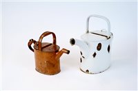 Lot 104 - Two early 20th century water cans