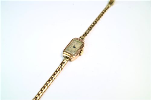 Lot 24 - Two 9ct gold wristwatches.