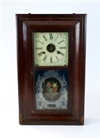 Lot 113 - An American 30 hour spring driven ballast clock