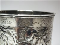 Lot 90 - A late 17th century beaker