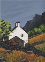 Lot 271 - David Barnes, Snowdonian Cottage