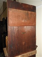 Lot 405 - A George IV oak cross banded longcase clock