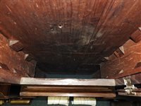 Lot 405 - A George IV oak cross banded longcase clock