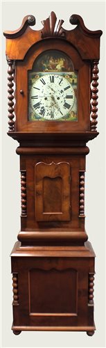 Lot 728 - A Victorian mahogany longcase clock of broad proportions