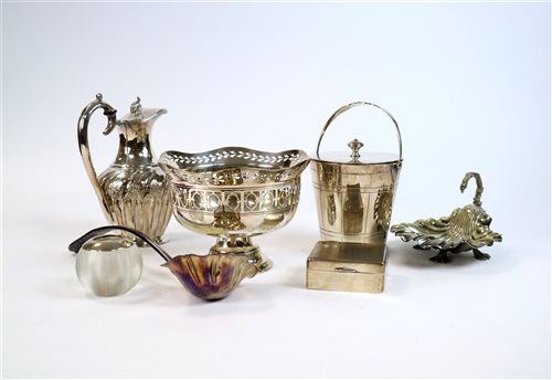 Lot 10 - A collection of silver plated wares