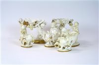 Lot 129 - A collection of Moore Brothers figural dishes