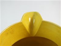 Lot 104 - A 19th century canary yellow maritime jug and a silver lustre 'Hope' mug