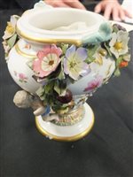 Lot 88 - A Meissen pot pourri vase and cover