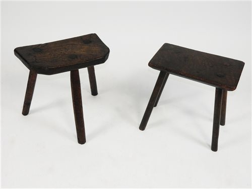 Lot 123 - Two vernacular stools