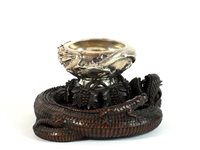 Lot 263 - A Chinese silver bowl and stand, Qing dynasty