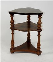 Lot 362 - A Victorian mahogany whatnot