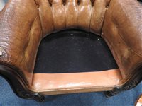 Lot 157 - A Regency mahogany bergere armchair