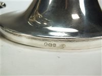 Lot 43 - A George III silver urn