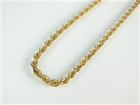 Lot 127 - A 9ct gold necklace