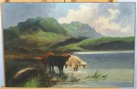 Lot 196 - Highland scene