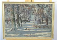 Lot 194 - Woodland landscape