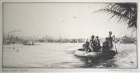 Lot 303 - Charles Cain. etching