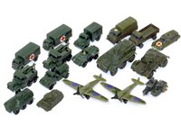 Lot 319 - Dinky, Matchbox and Husky/Corgi Military Vehicles (17)
