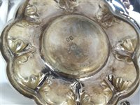 Lot 66 - A William IV silver four piece tea and coffee service