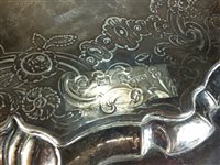 Lot 85 - A George III silver salver