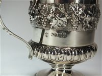 Lot 72 - A George IV silver Christening mug