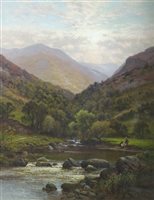 Lot 337 - Alfred Augustus Glendening (1840-1921), pair of landscape oils