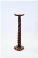 Lot 321 - A mahogany plant stand