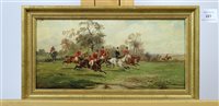 Lot 221 - Rudolf Stone, hunting scene