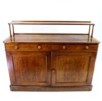 Lot 337 - A Victorian oak side board