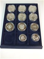 Lot 243 - An Elizabeth The Queen Mother silver proof commemorative coin collection