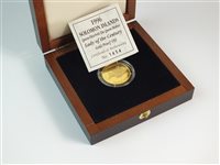 Lot 214 - An Elizabeth II Solomon Islands gold proof $50 coin