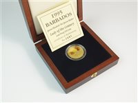 Lot 221 - An Elizabeth II Barbados gold proof $10 coin