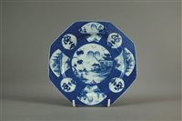 Lot 133 - A Bow porcelain plate