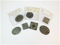 Lot 312 - A collection of seven Scottish communion tokens