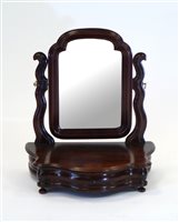 Lot 829 - An early 20th century rosewood dressing or toilet mirror