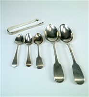 Lot 6 - A collection of silver flatware