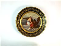 Lot 137 - A Paris porcelain cabinet plate