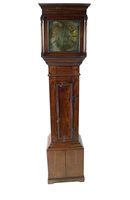 Lot 499 - A George III oak longcase clock