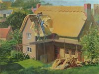 Lot 506 - Anthony Hobson (British School, 20th century), Thatchers